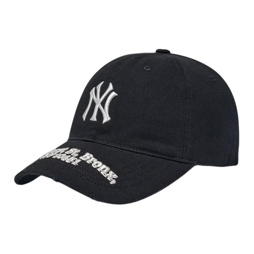 Кепка MLB Хлопковые Волоконные Кепки Унисекс Черные - изображение 1