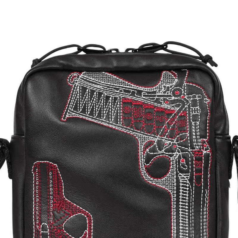 Сумка через плечо Supreme SS26 Crossbody Bag Black Unisex - изображение 3