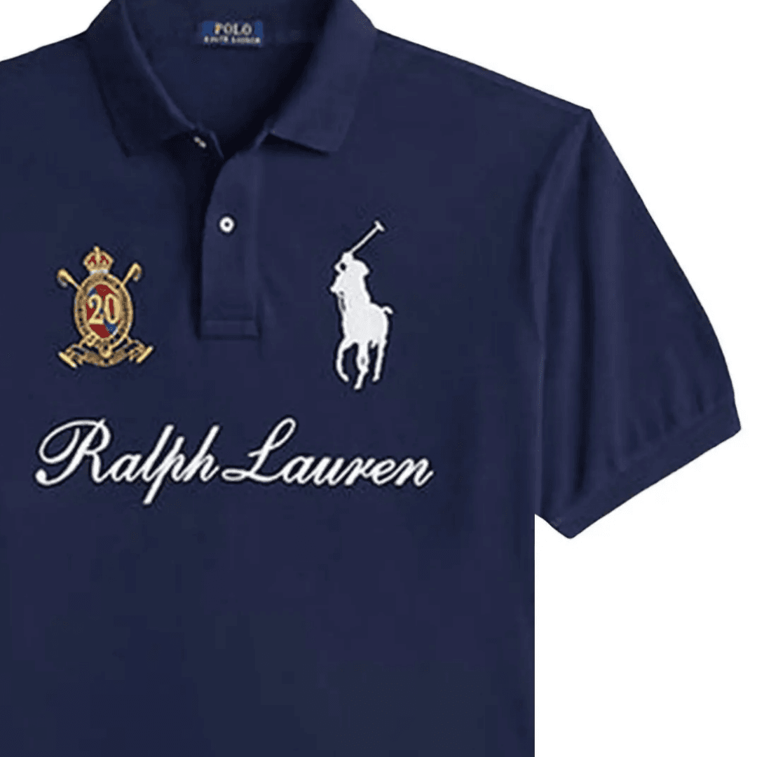 Поло Polo Ralph Lauren Big Pony Морской Синий Мужское Поло - изображение 2