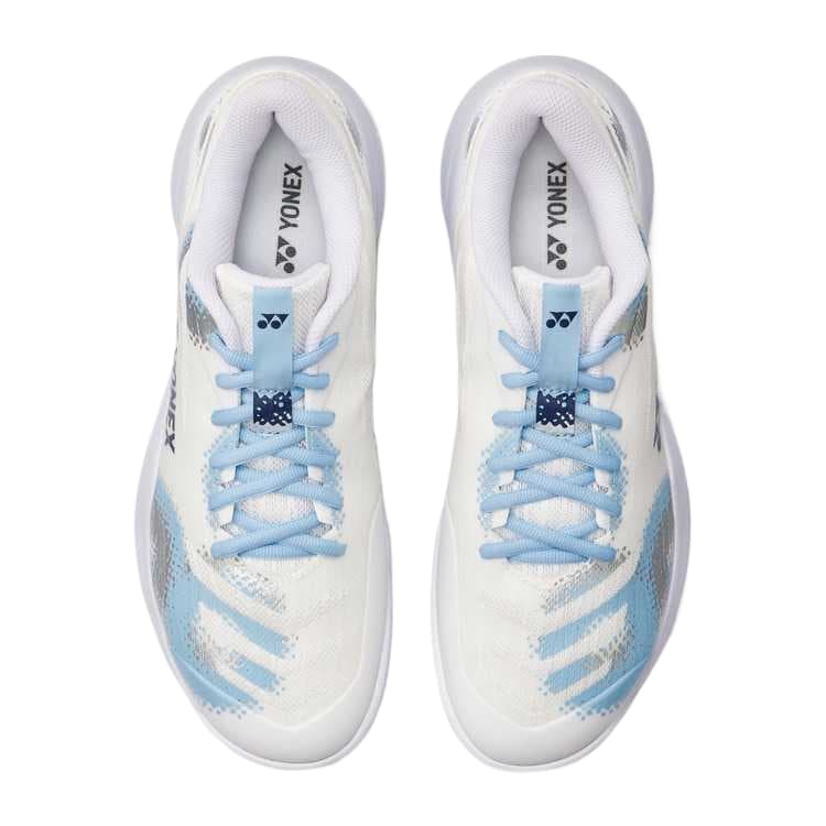 Кроссовки для бадминтона YONEX POWER CUSHION CASCADE ACCEL Бадминтонная обувь Низкий топ Белый Светло-синий Унисекс - изображение 4