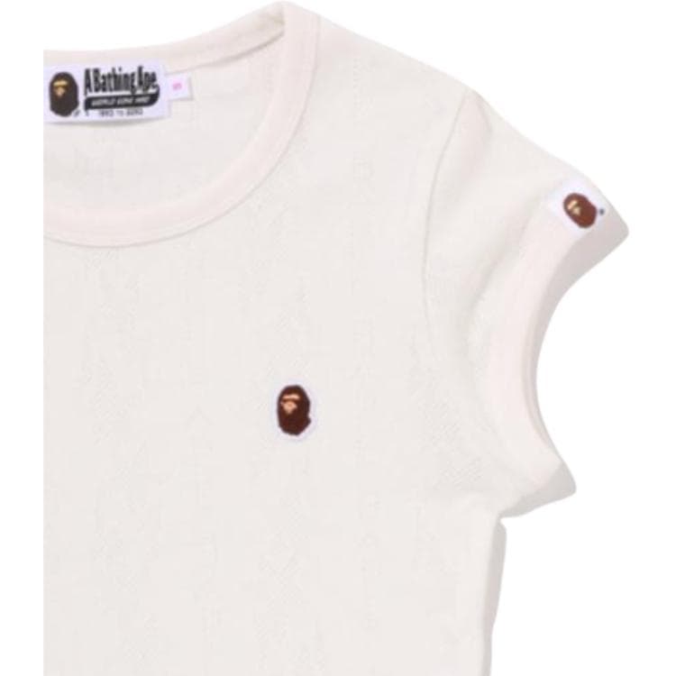 Футболка A BATHING APE FW26 Экрю Женские T-рубашки - изображение 6