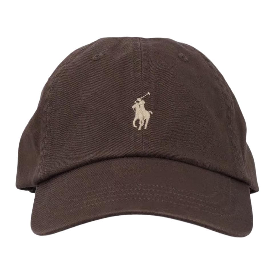 Кепка Polo Ralph Lauren Хлопковое волокно Кепки Мужской Темно-кофейный - изображение 1