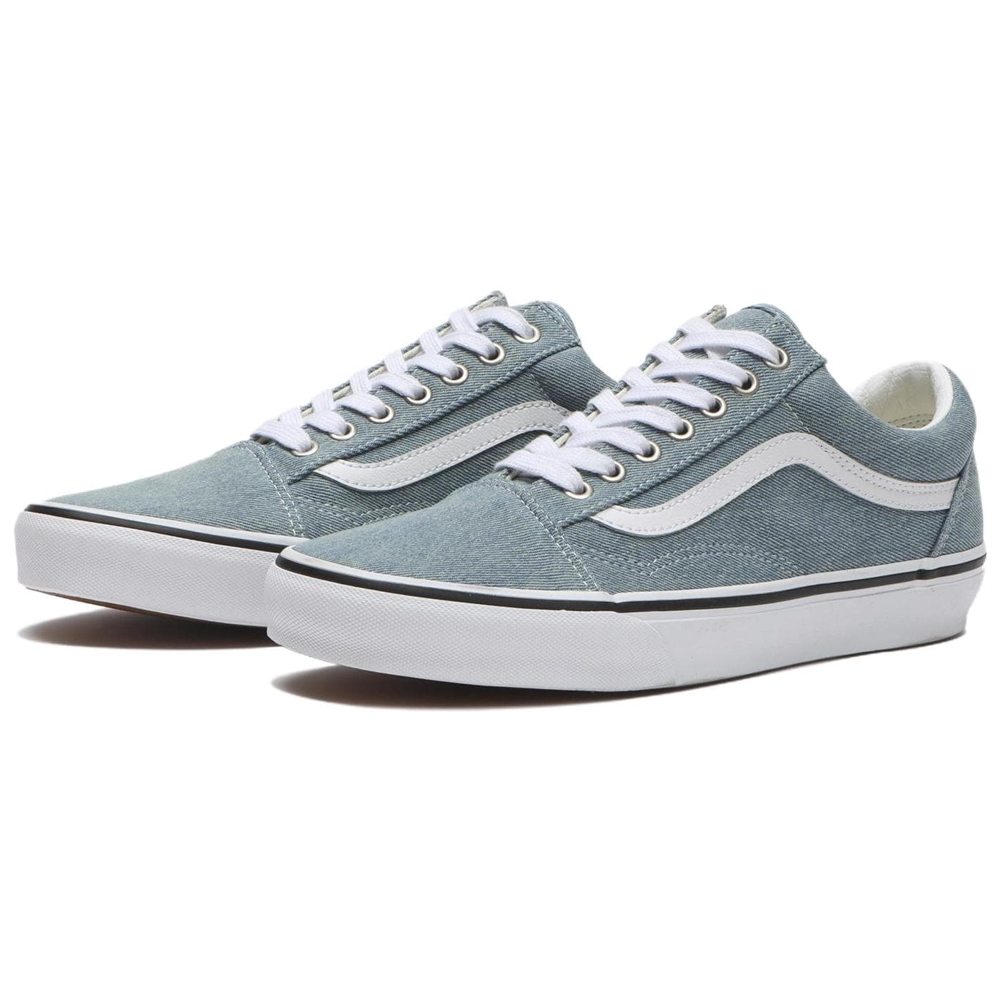 Кроссовки Vans Old Skool Кеды для скейтбординга Лоу-топы Джинсовый синий Унисекс - изображение 3