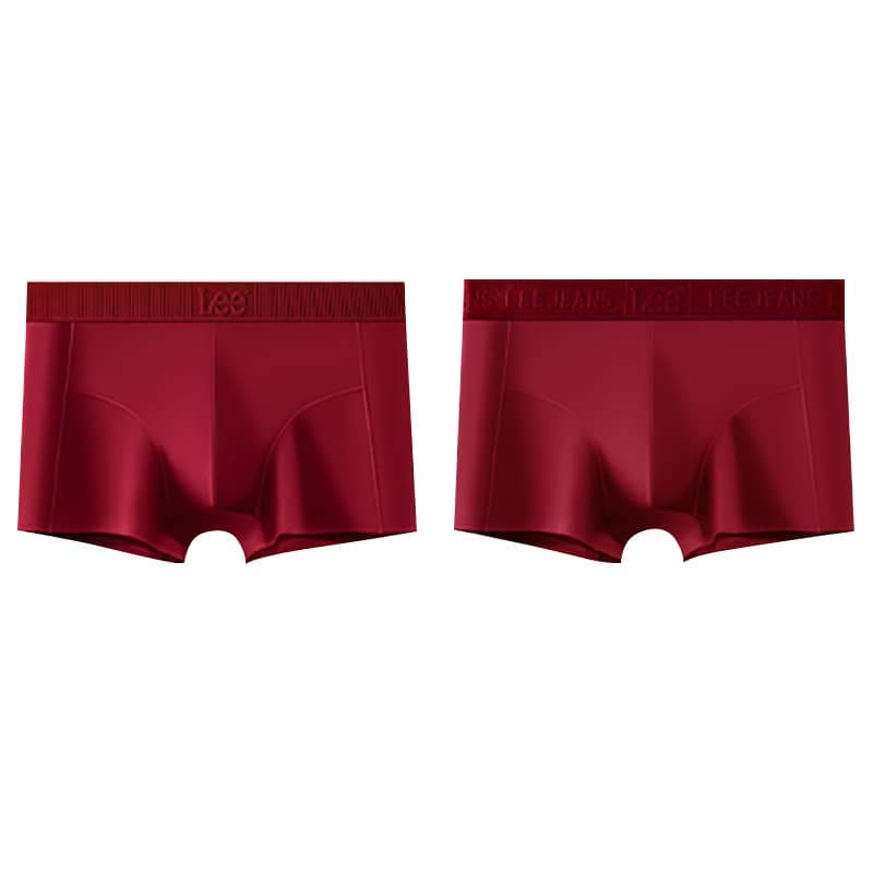 Трусы Lee 2 Pack (Red+Red) Мужские боксер-шорты - изображение 1