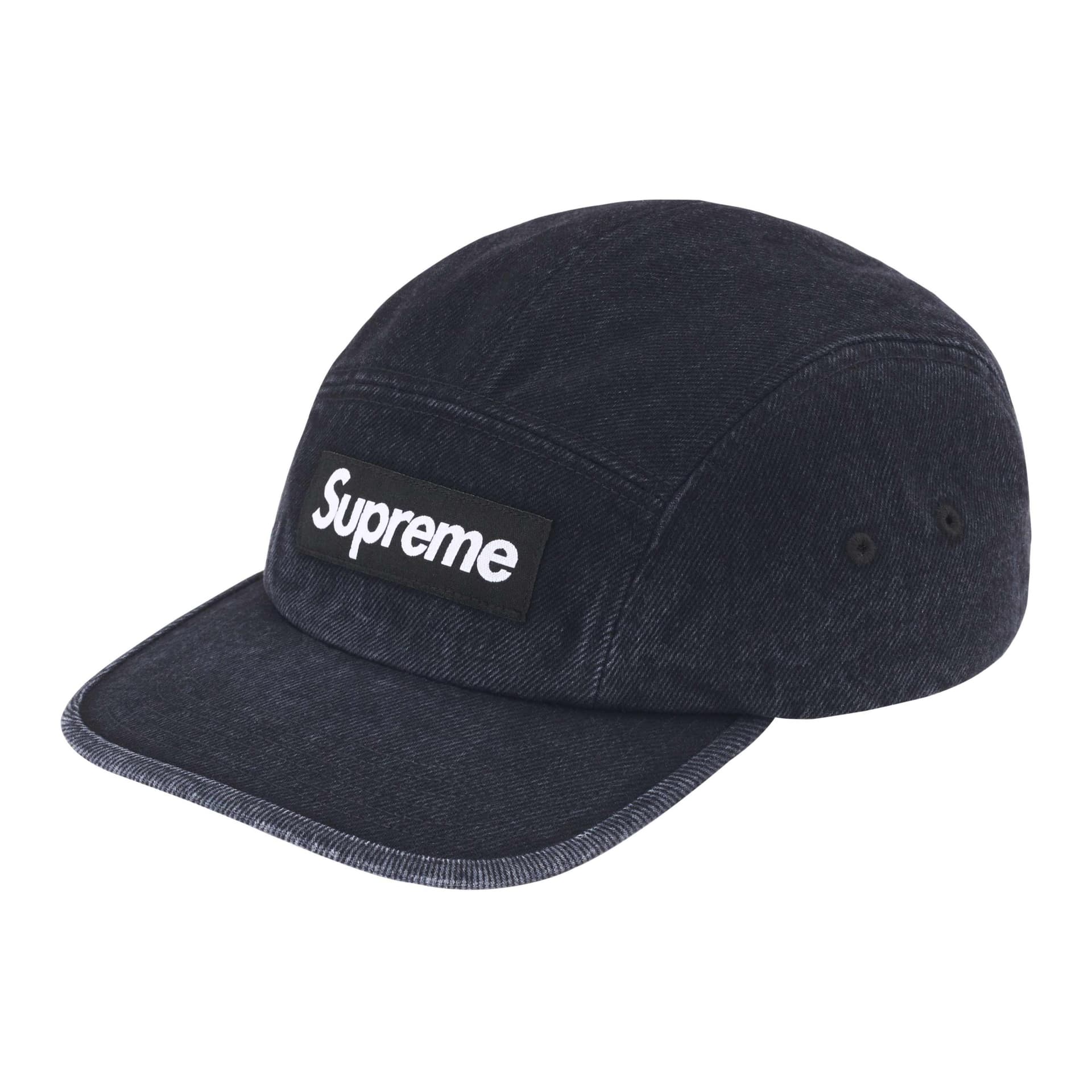 Кепка Supreme 100% хлопок Деним Кепки Унисекс Черный - изображение 1
