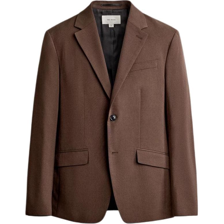 Пиджак ZARA ORIGINS Коричневый Мужской Классический Костюм - изображение 1
