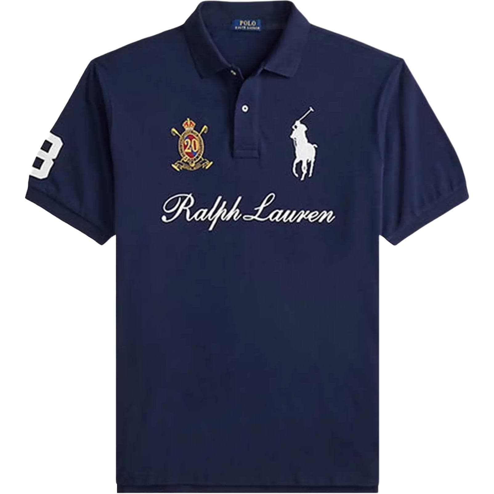 Поло Polo Ralph Lauren Big Pony Морской Синий Мужское Поло - изображение 1