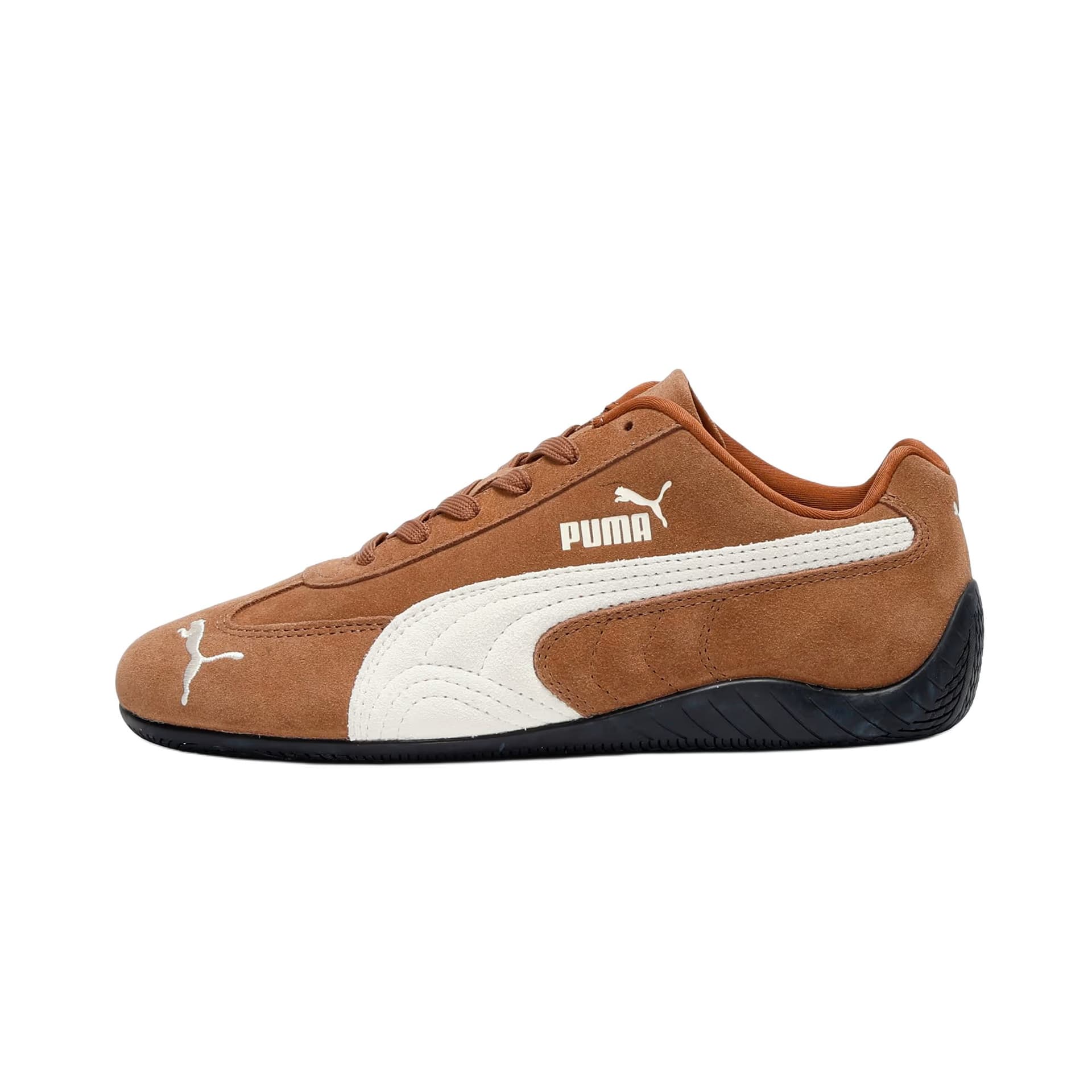 Кроссовки PUMA Speedcat Low Кеды Детские Лайфстайл Коричневые - изображение 1