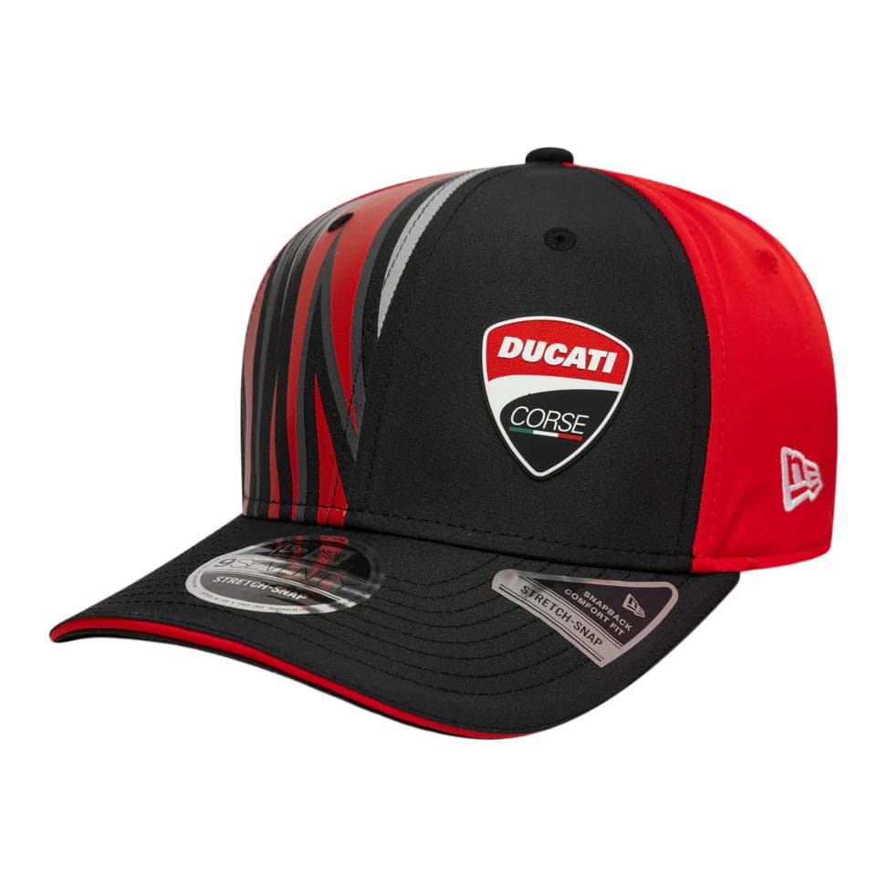 Кепка New Era Кепки из полиэстерового волокна Унисекс Черный Красный - изображение 1