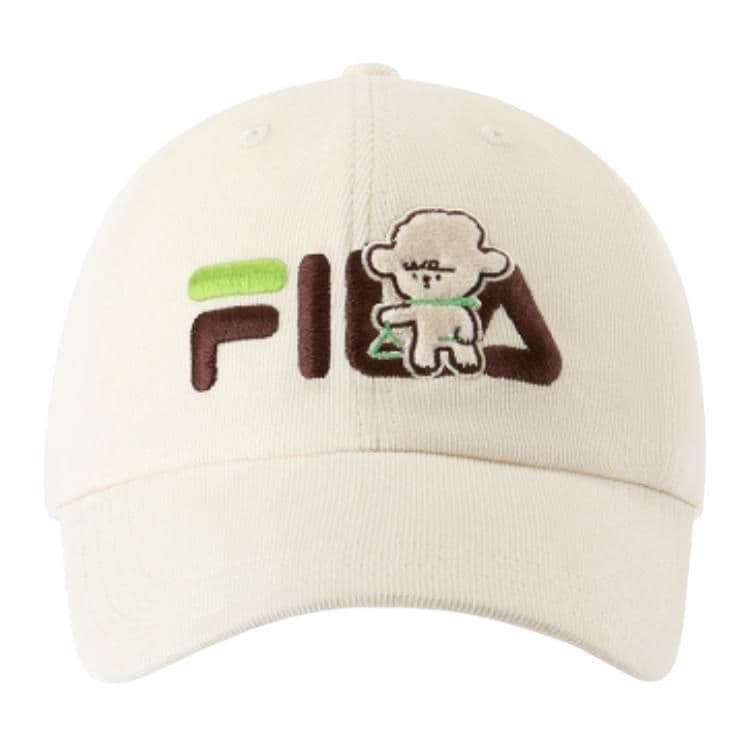 Кепка FILA Хлопок Кепки Детские Легенда Синий Молочный Белый Бежевый Розовый Сухая Пудра - изображение 1