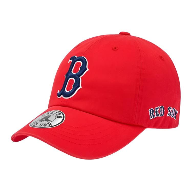 Кепка Бейсбольная кепка MLB Base Logo 100% хлопок унисекс красный - изображение 1