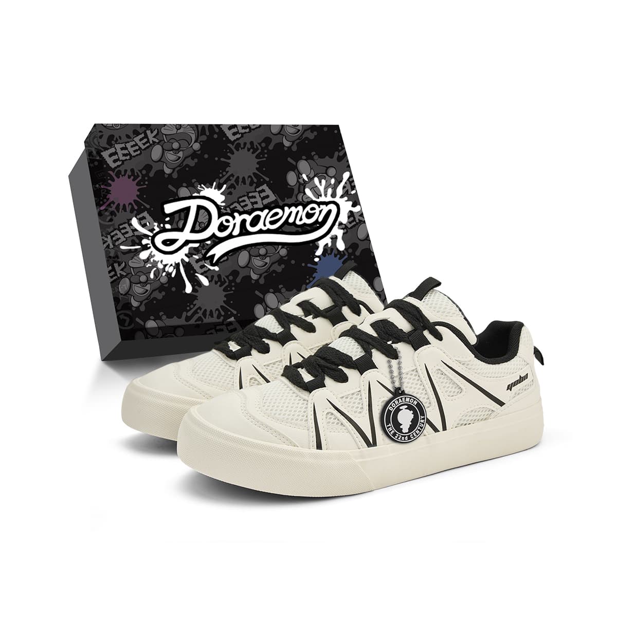 Кроссовки Дораэмон Кеды для скейтбординга Low Топ Мужской - изображение 1
