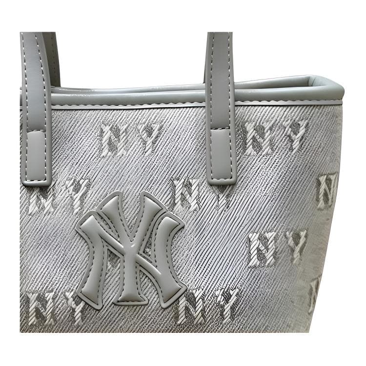 Сумка MLB New York Yankees Хлопковое волокно с полиэстером через плечо сумка мини-версия женская серая - изображение 5