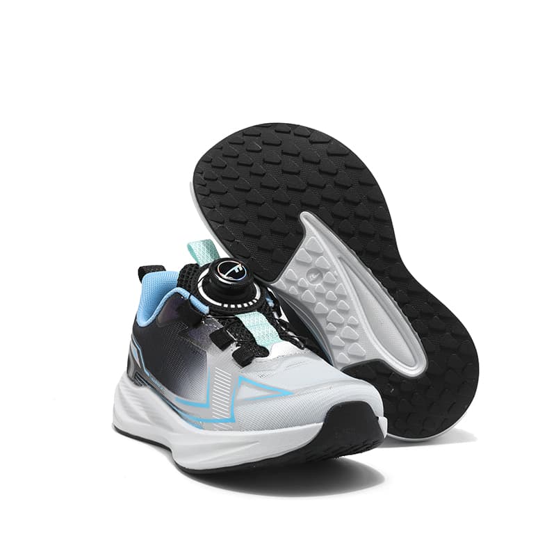 Кроссовки Warrior Детские беговые кроссовки Low Топ Черный Серый Kids - изображение 7