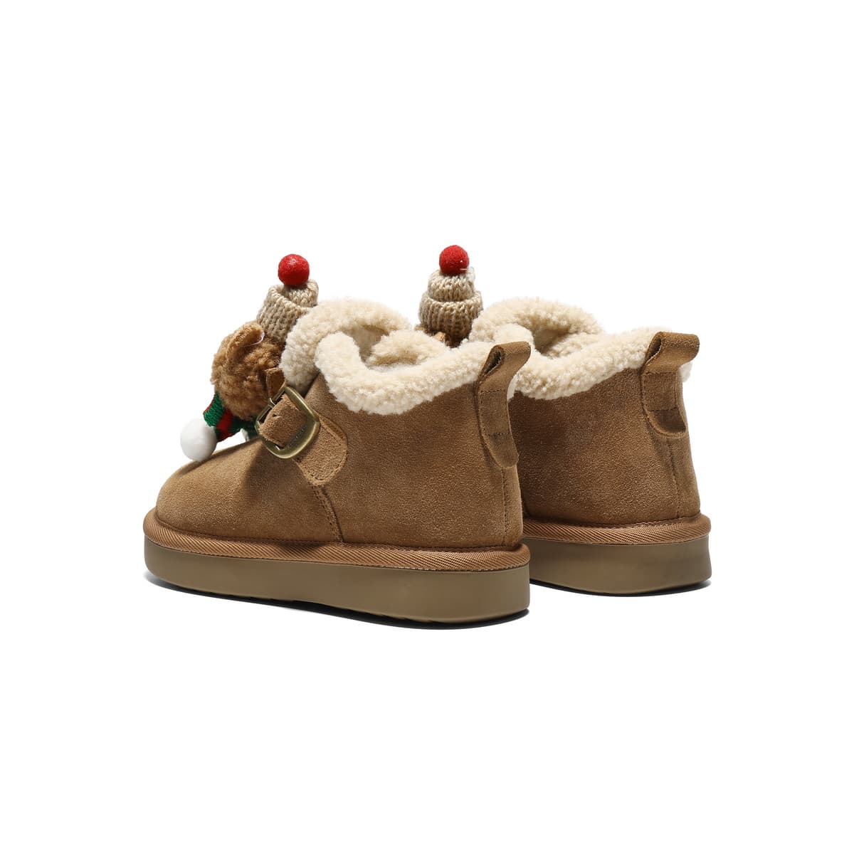 BELLE Детские утепленные зимние ботинки High Top Желто-коричневые Kids - изображение 4