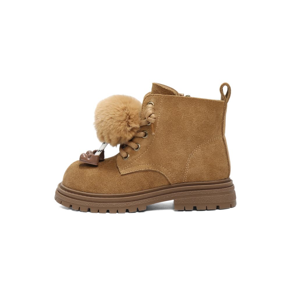 BELLE Детские кожаные ботинки High Top Коричневый Kids - изображение 1
