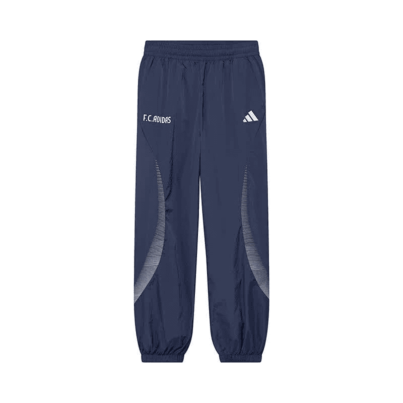 Adidas Синий Kids Спортивные трикотажные брюки - изображение 1