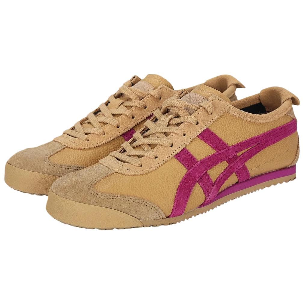 Кроссовки Onitsuka Tiger MEXICO 66 Повседневная обувь Низкий Топ Коричневый Унисекс - изображение 3