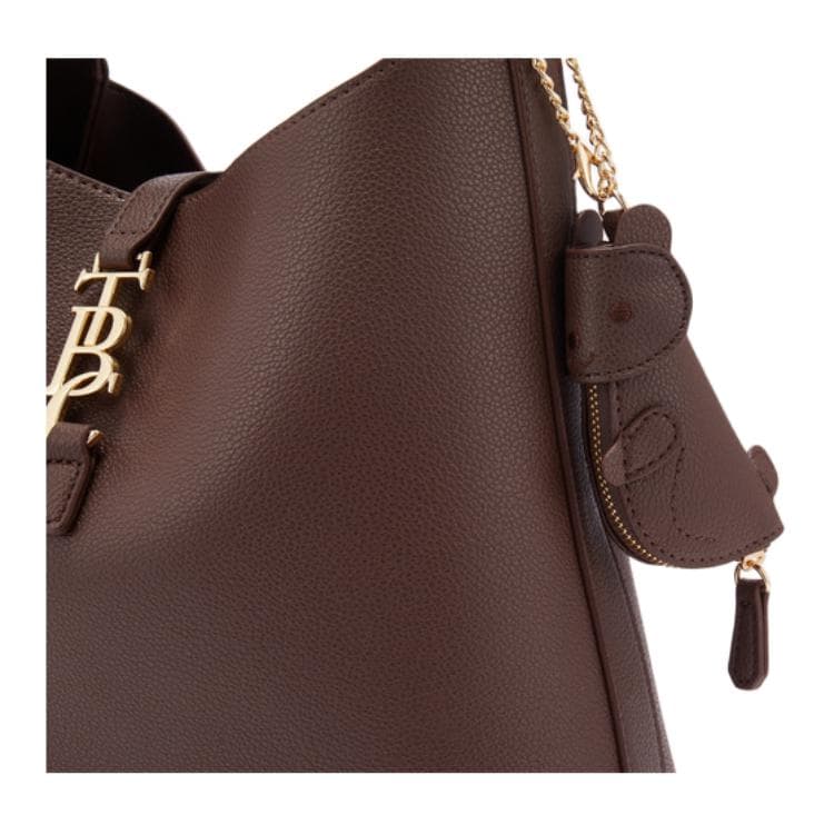 Сумка через плечо Teenie Weenie Crossbody Bag Brown (Брелок включен) Женская - изображение 3