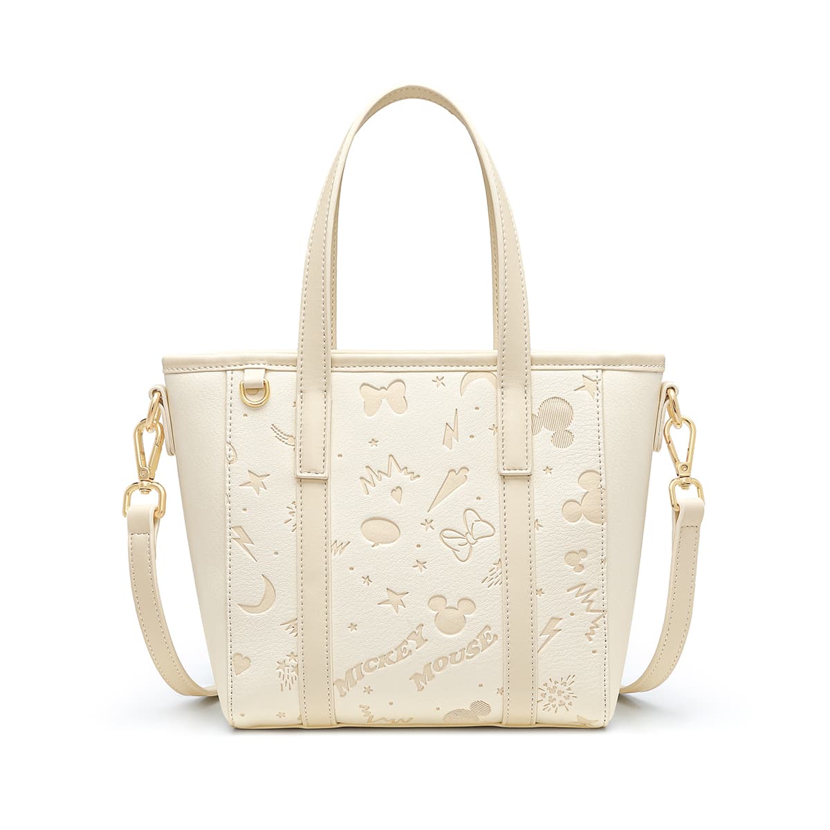 Сумка Disney Mickey Mouse ПУ (полиуретан) Сумка через плечо Tote Стандартная Женская Розовая Экрю - изображение 8