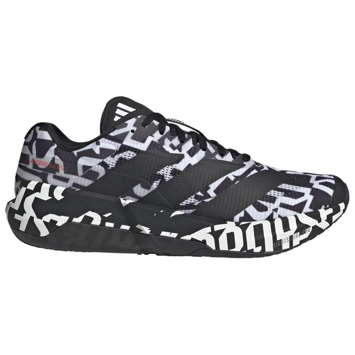 Кроссовки для спортзала Adidas ADIZERO DROPSET PRO Тренировочные кроссовки Cloud White Основной Черный Ярко-Красный Унисекс - изображение 2