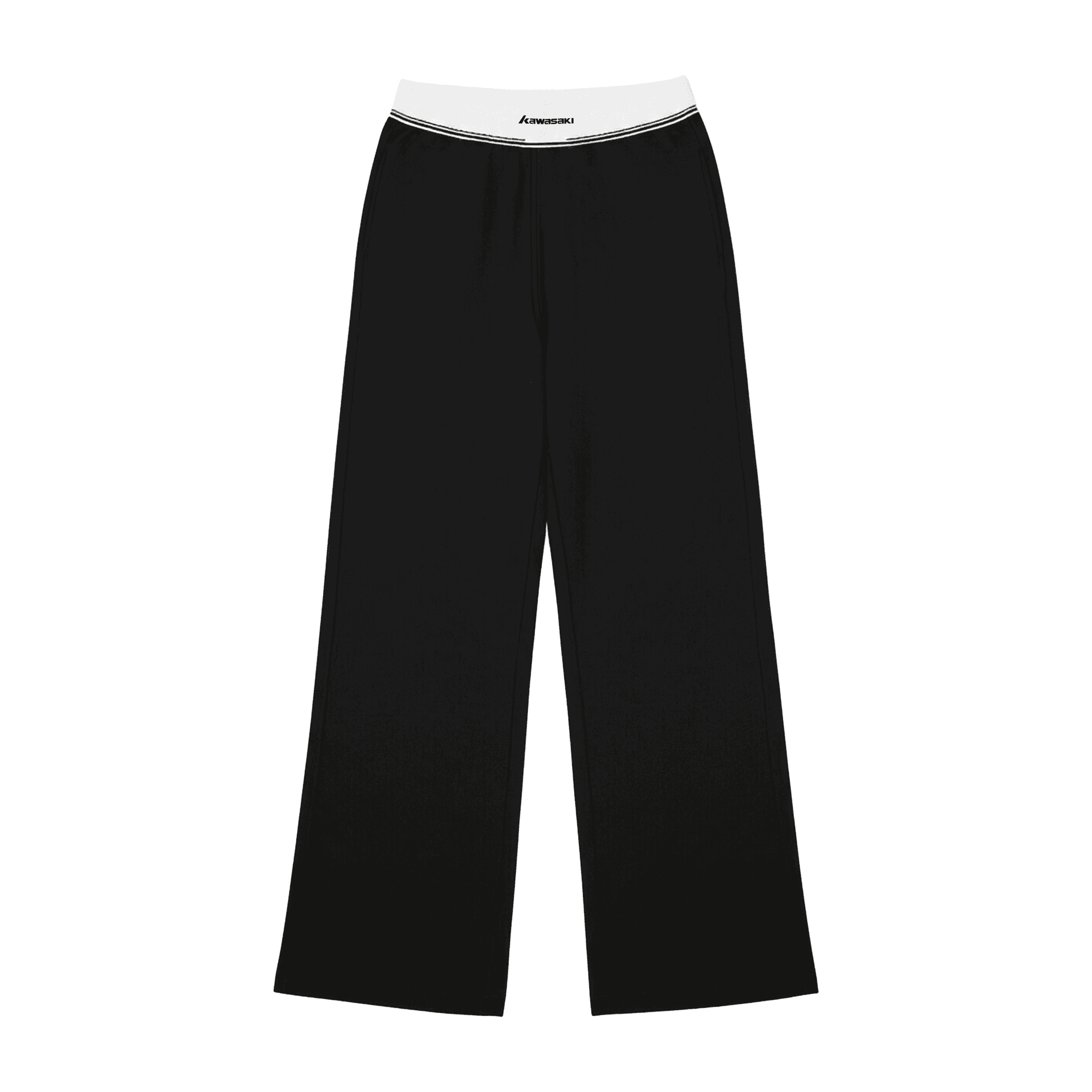 Штаны Kawasaki Black Women's Sports Pants Кавасаки Черные Женские Спортивные Брюки - изображение 1