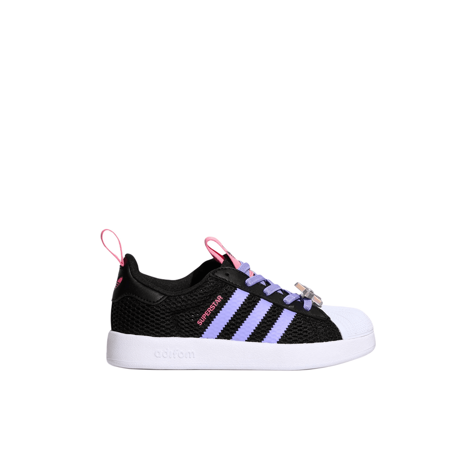 Кроссовки Adidas Originals AdiFOM Superstar 360 Low Топ Детский Скейтбординг Обувь Темный Светло-фиолетовый Детский - изображение 2