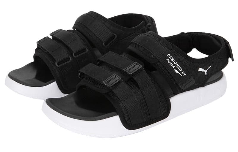 Сандалии с ремешком PUMA Leadcat City Sandal Black White - изображение 3