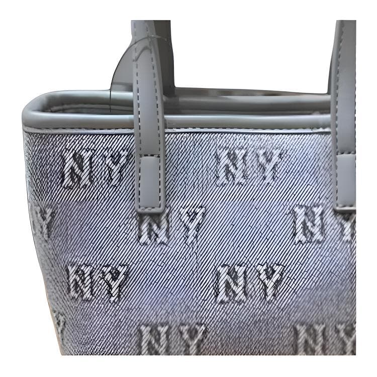 Сумка MLB New York Yankees Хлопковое волокно с полиэстером через плечо сумка мини-версия женская серая - изображение 4