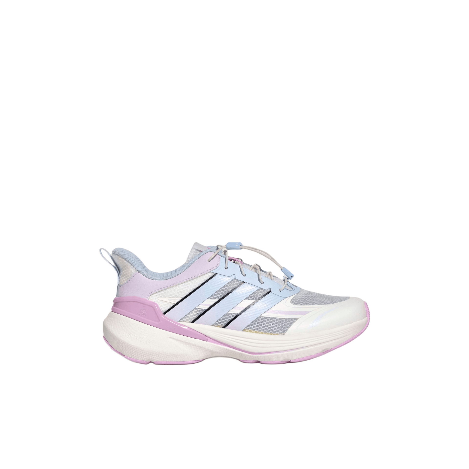 Кроссовки Adidas LIGHTDART Low Топ Беговые кроссовки Белый синий фиолетовый Детский - изображение 2