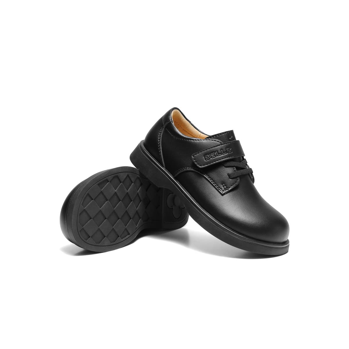 BELLE Детская кожаная обувь Low Top Черный Kids - изображение 5
