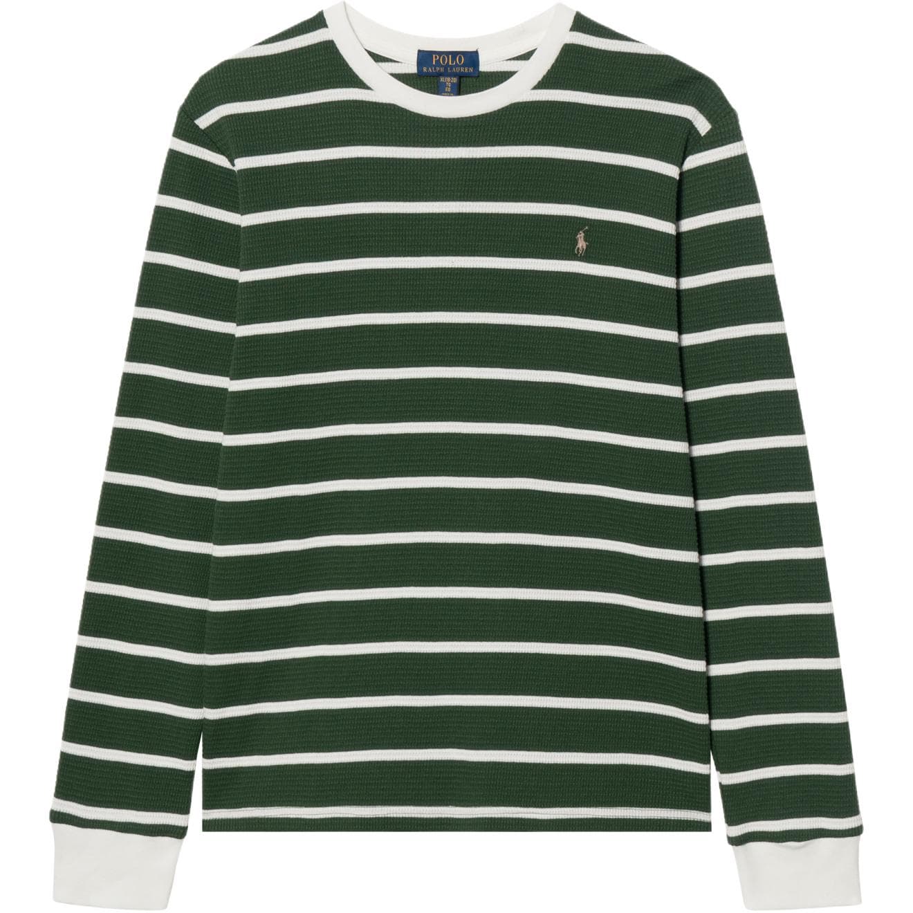 Футболка Polo Ralph Lauren T-рубашка Bottle Зеленый и Кремовый Текстура Подростки - изображение 3