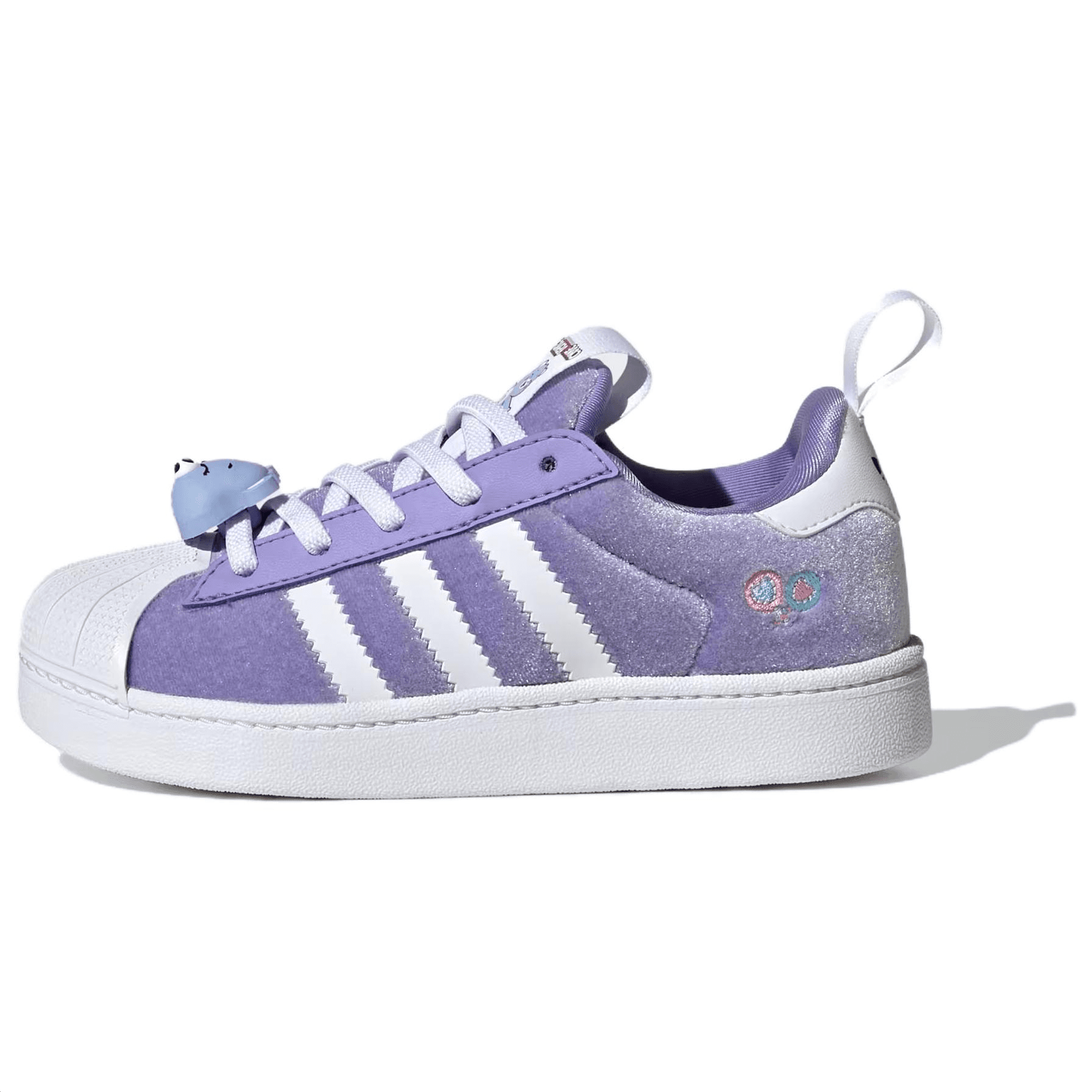 Кроссовки Adidas Originals SUPERSTAR Детская Скейтбординг Обувь Низкий Топ Фиолетовый Kids - изображение 1