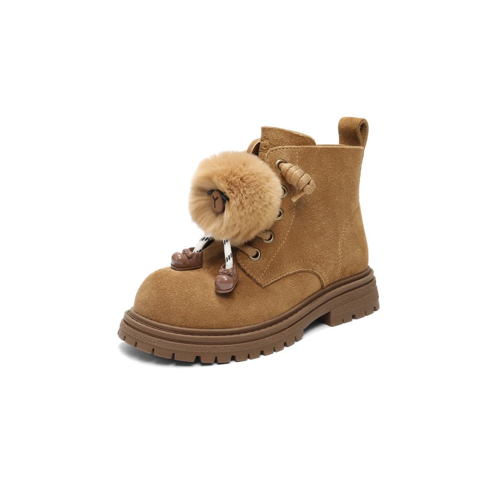 BELLE Детские кожаные ботинки High Top Коричневый Kids - изображение 2