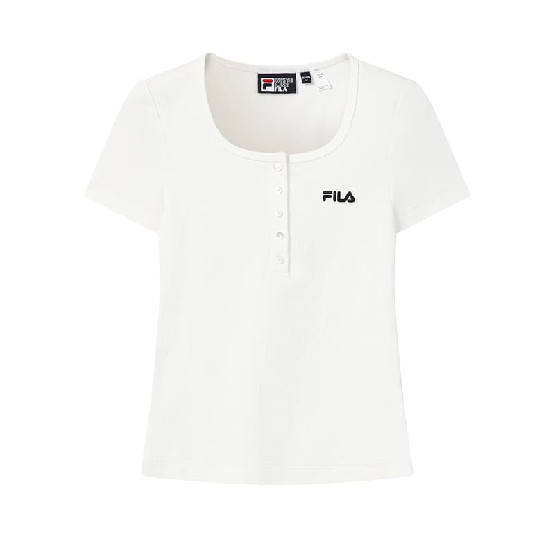 Футболка FILA ORIGINALE T-рубашка Женская Облачный Белый - изображение 1