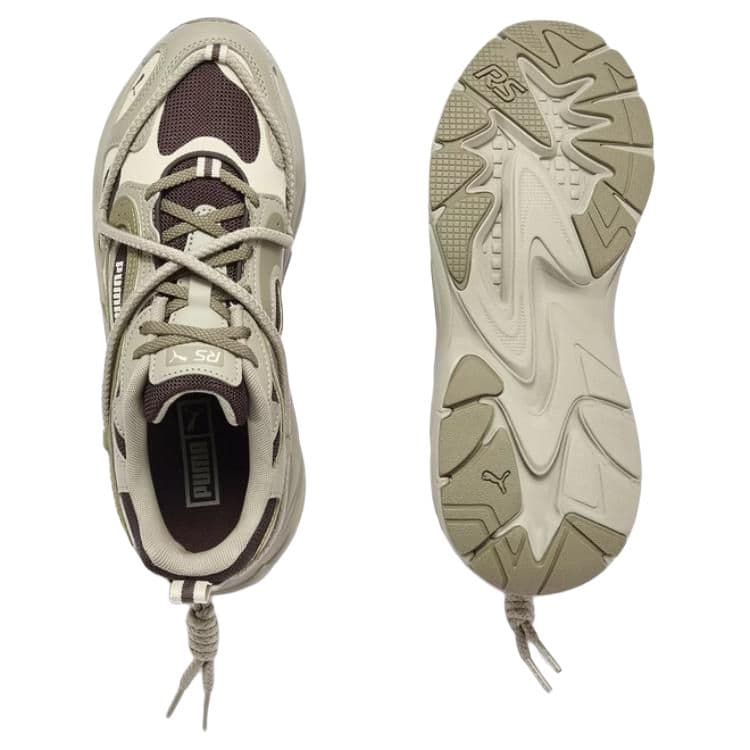 Кроссовки PUMA RS LITE Низкие массивные кроссовки унисекс зеленые - изображение 5