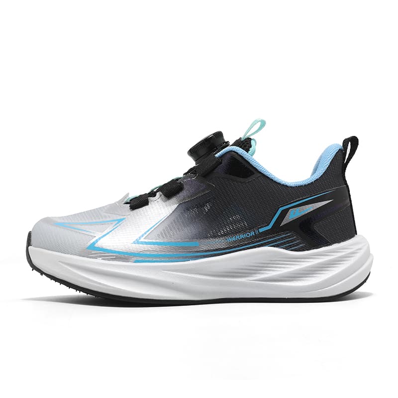 Кроссовки Warrior Детские беговые кроссовки Low Топ Черный Серый Kids - изображение 1