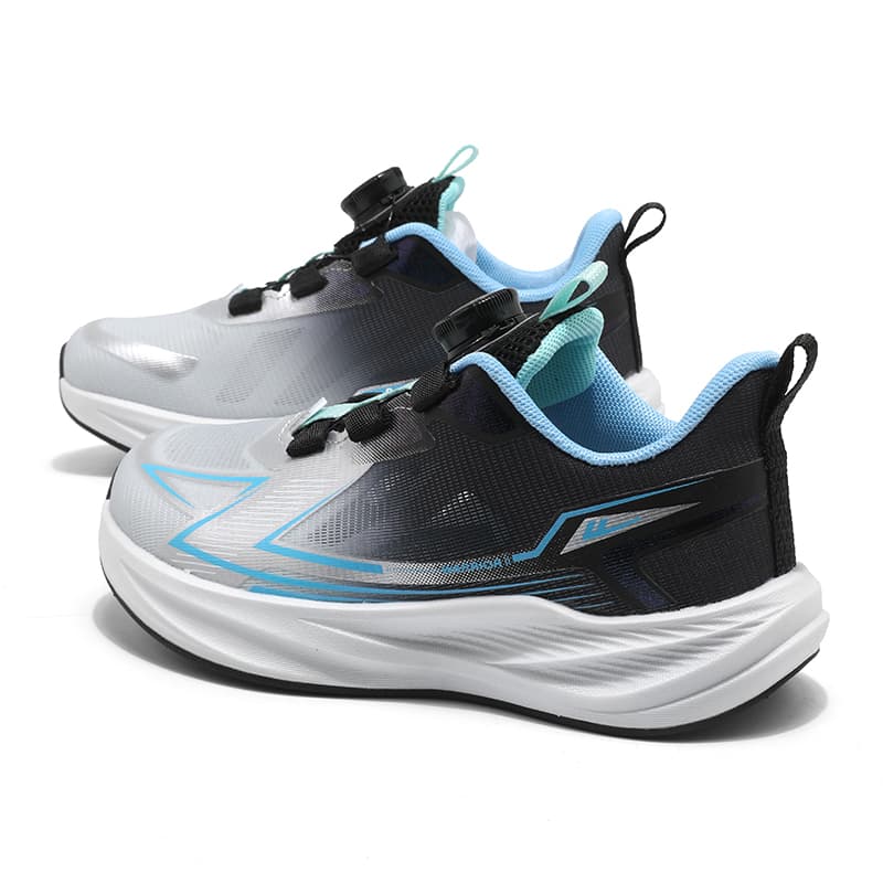 Кроссовки Warrior Детские беговые кроссовки Low Топ Черный Серый Kids - изображение 6