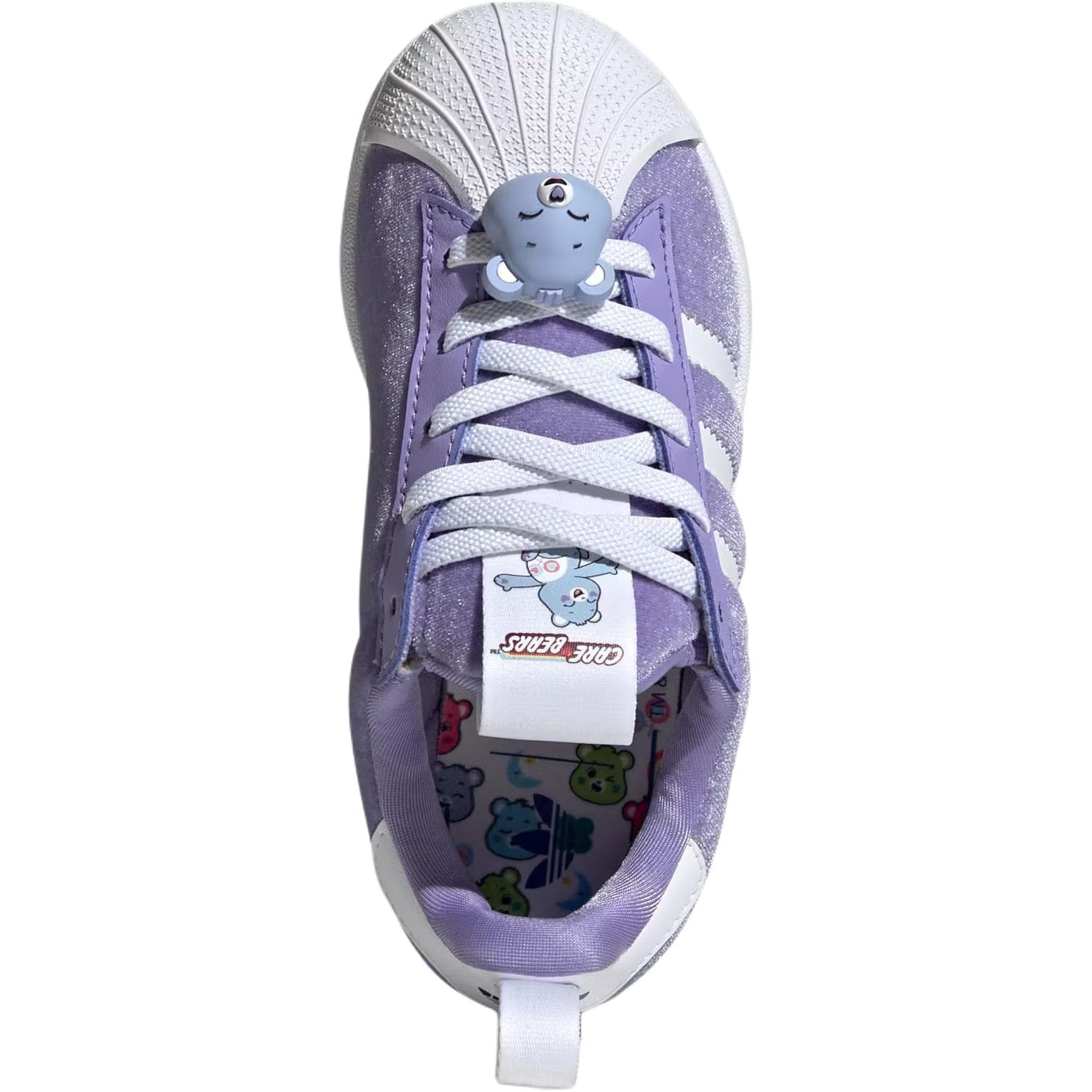 Кроссовки Adidas Originals SUPERSTAR Детская Скейтбординг Обувь Низкий Топ Фиолетовый Kids - изображение 2