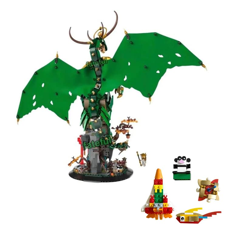 Конструктор LEGO Ninjago The Хранитель Дракон Сборный конструктор 1650 деталей 71847 - изображение 5