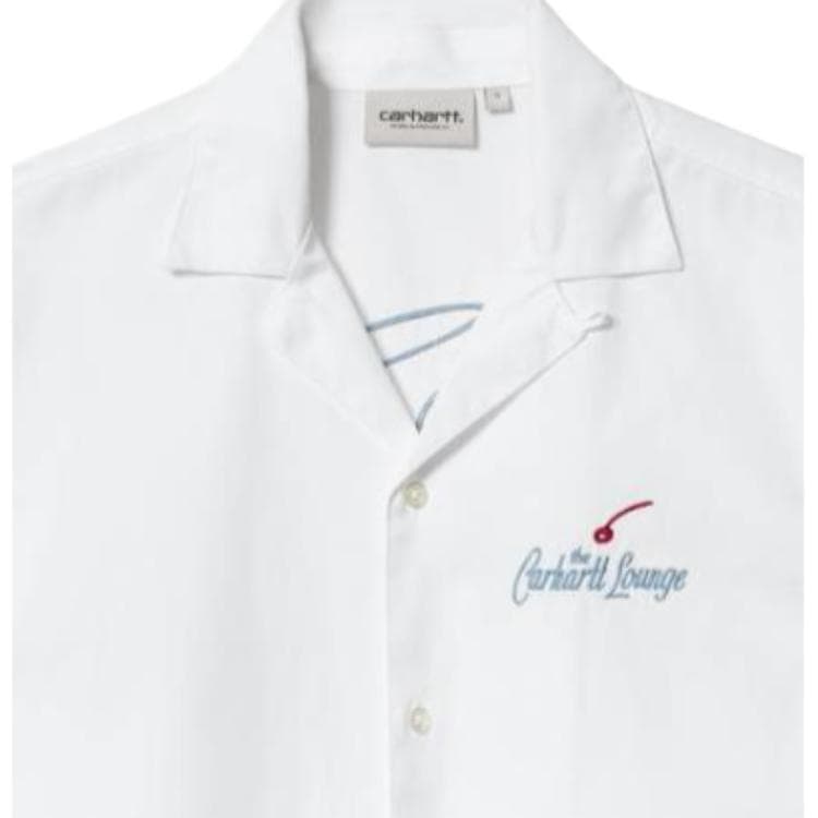 Блузка Carhartt WIP W' SS Carhartt Lounge Shirt White - изображение 7