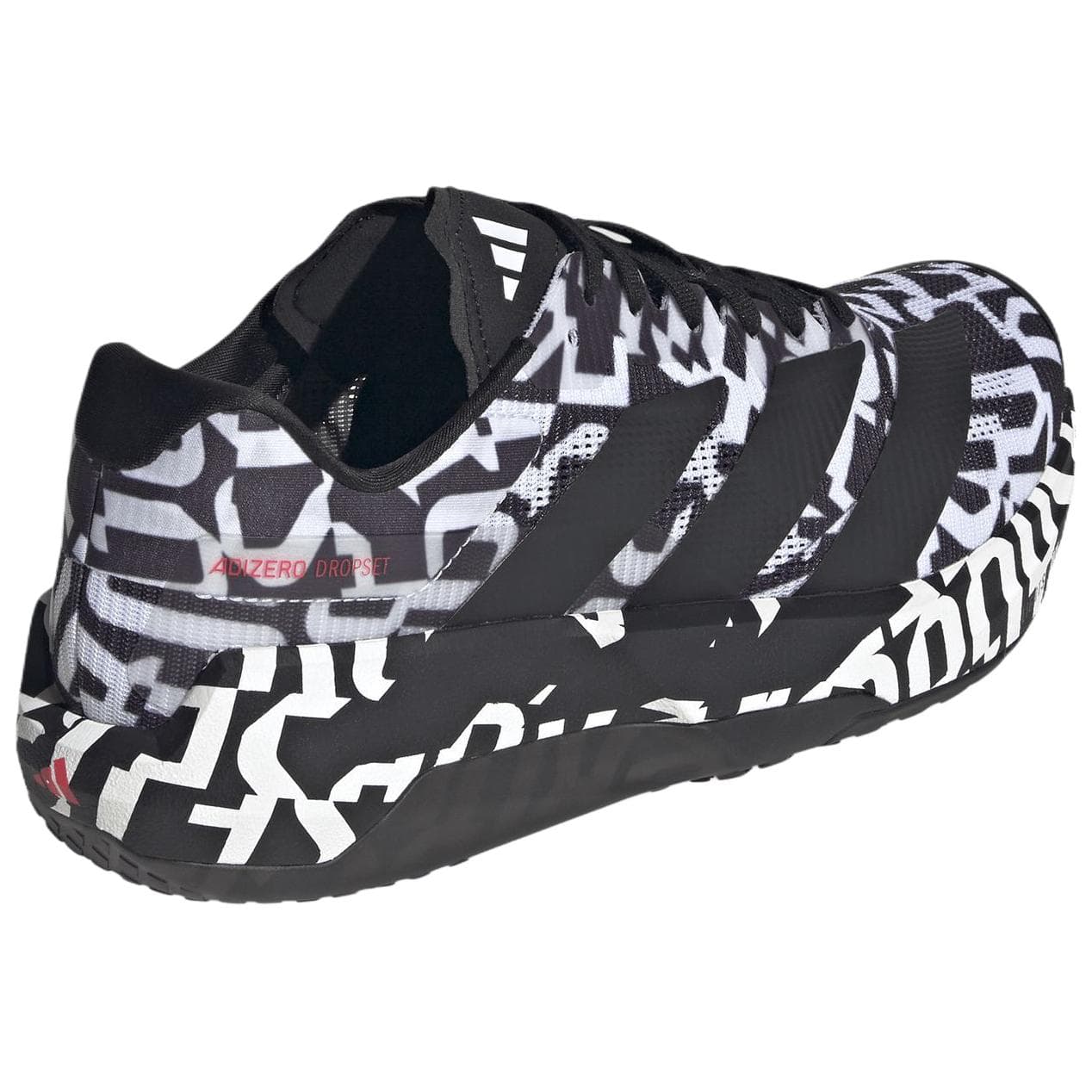Кроссовки для спортзала Adidas ADIZERO DROPSET PRO Тренировочные кроссовки Cloud White Основной Черный Ярко-Красный Унисекс - изображение 4