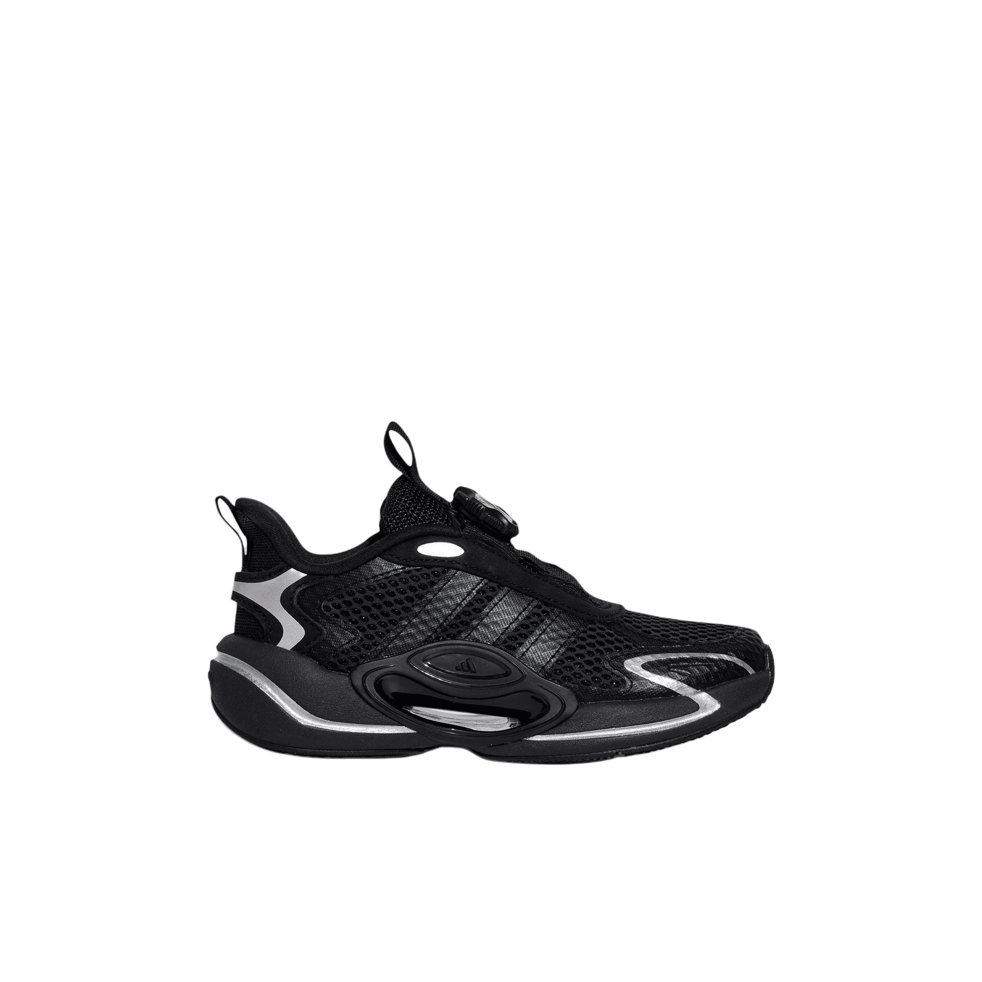 Кроссовки Adidas Galaxy Low Top Беговые Кроссовки Черные Детские - изображение 2