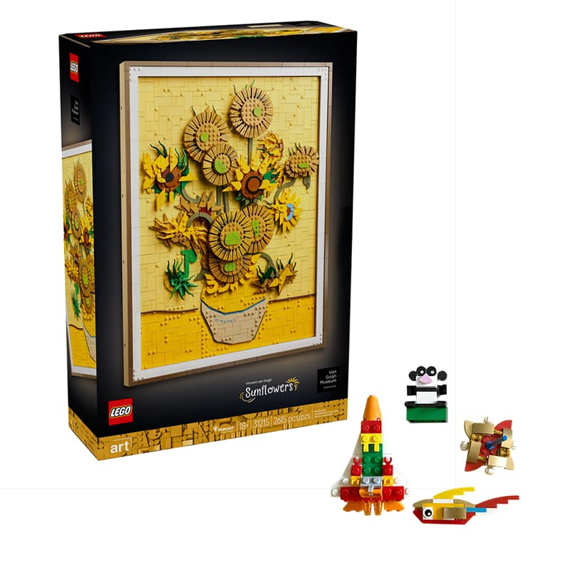 Конструктор LEGO Art Life Series FANGAOLIANMINGXILIE Подсолнух Конструкторы 2615 деталей L31215 - изображение 5