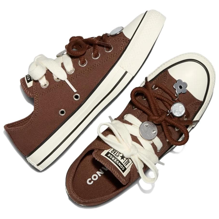 Кеды Converse Chuck TAYLOR All Star Кеды Low Топ Темно-кофейный Женские - изображение 4