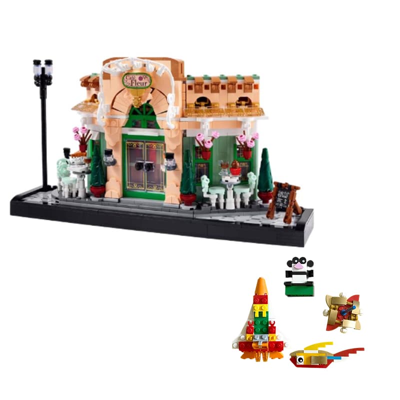 Конструктор LEGO Icons Французский Кафе Сборка Конструктор 1101 шт. 10362 Пластик - изображение 3