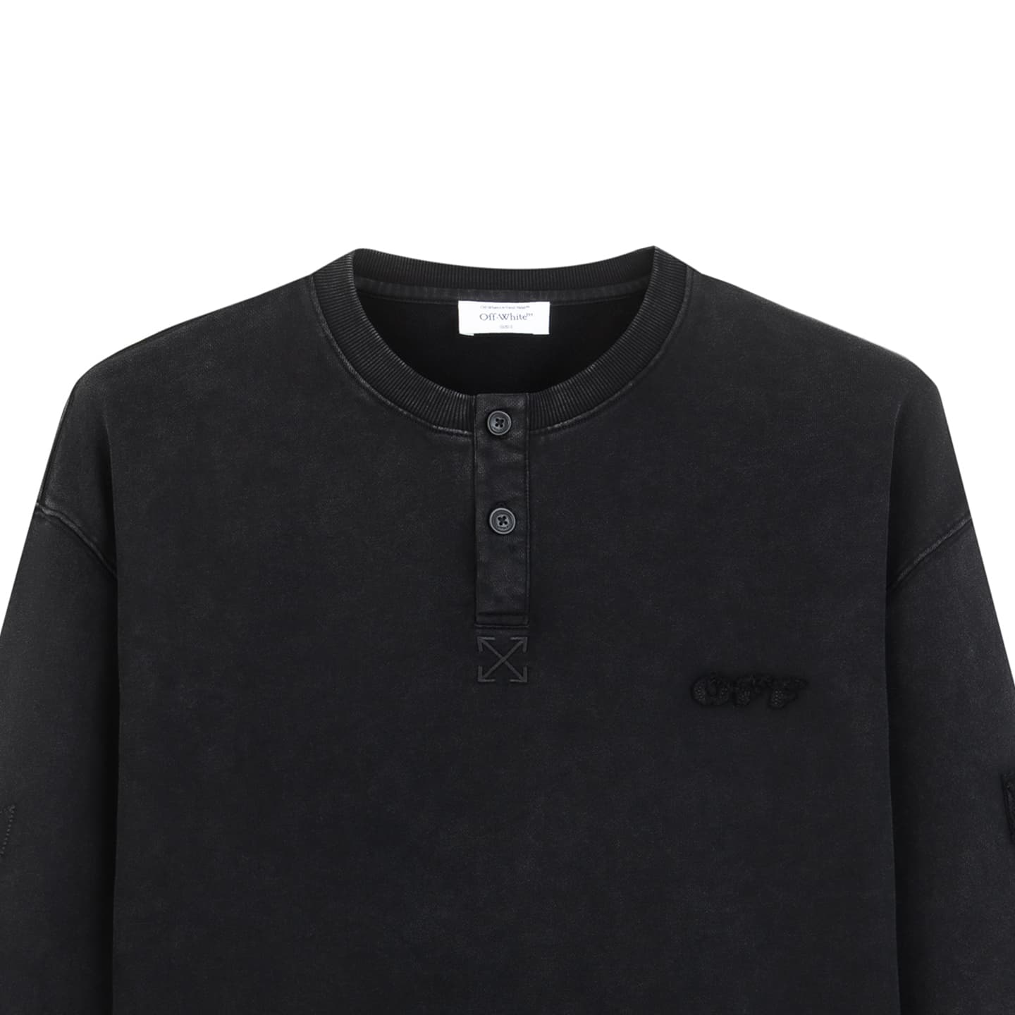 Худи OFF-WHITE Черные Женские Толстовка - изображение 3