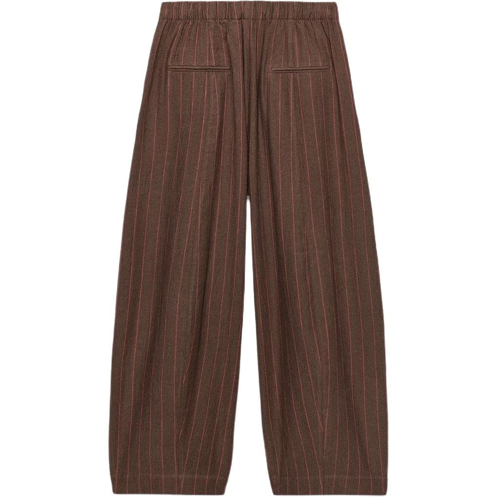Штаны ZARA ZW Коричневый Женские Повседневные Брюки - изображение 2
