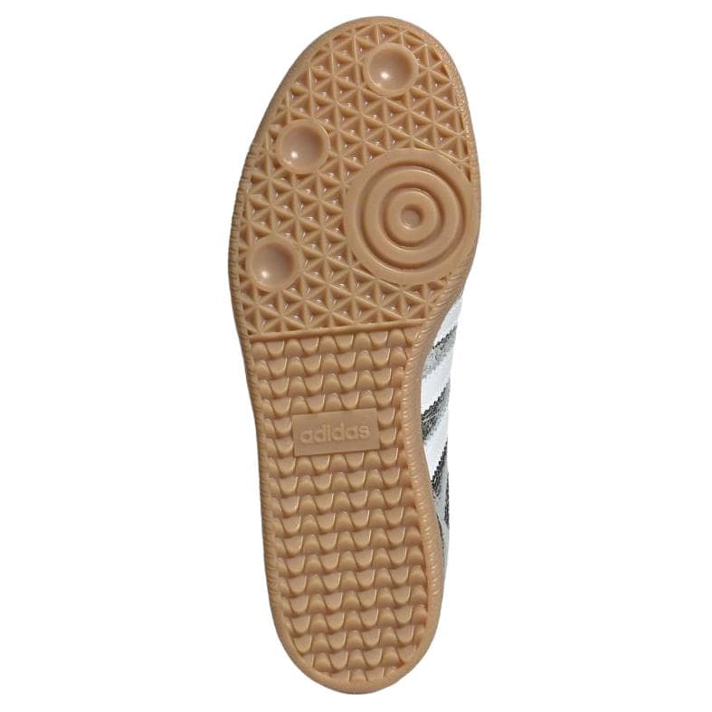 Кроссовки Adidas Originals Samba OG Low Топ Кеды немецкой армии (GAT) Женские Серебряные - изображение 4