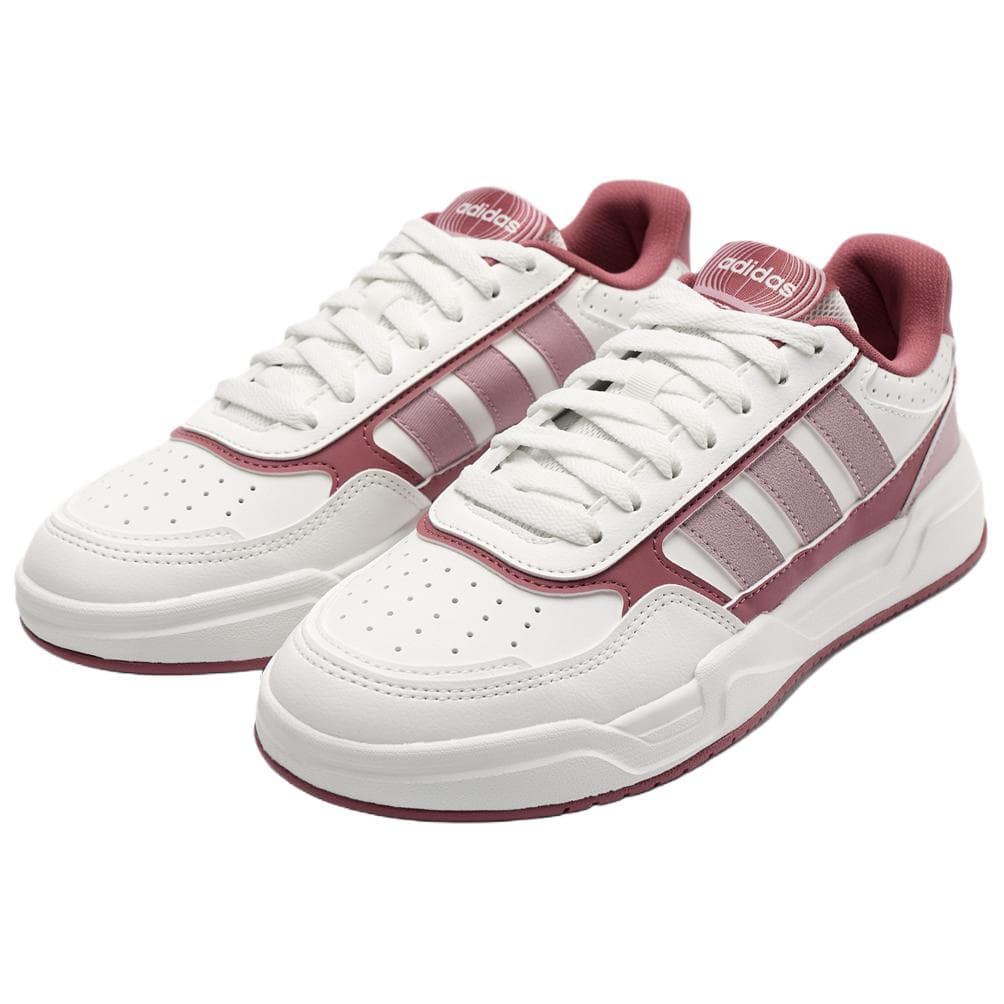 Кроссовки Adidas Lite Baller 1,5 Кеды для скейтбординга Low Топ Белый Малиново-розовый Женские - изображение 3